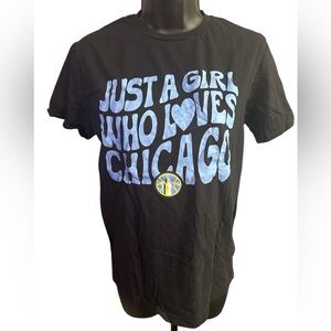 WNBA Chicago Sky Women’s Black Graphic T-Shirt